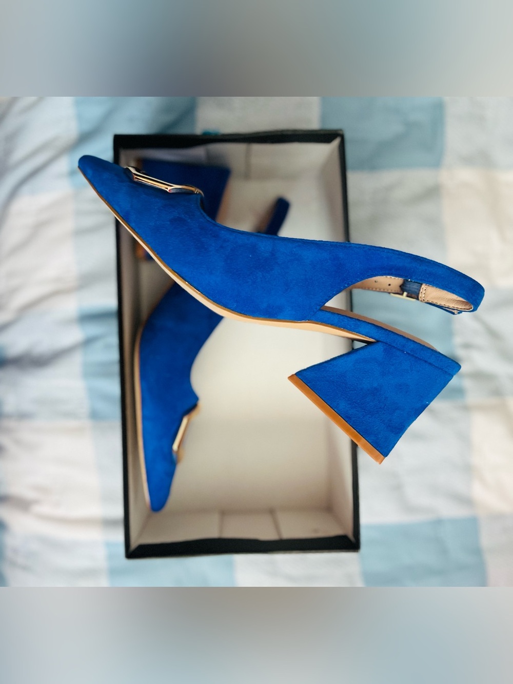 Nicole Miller Melrose Womens Pointed Closed Toe Block Heel Pumps - Picture 3 of 5